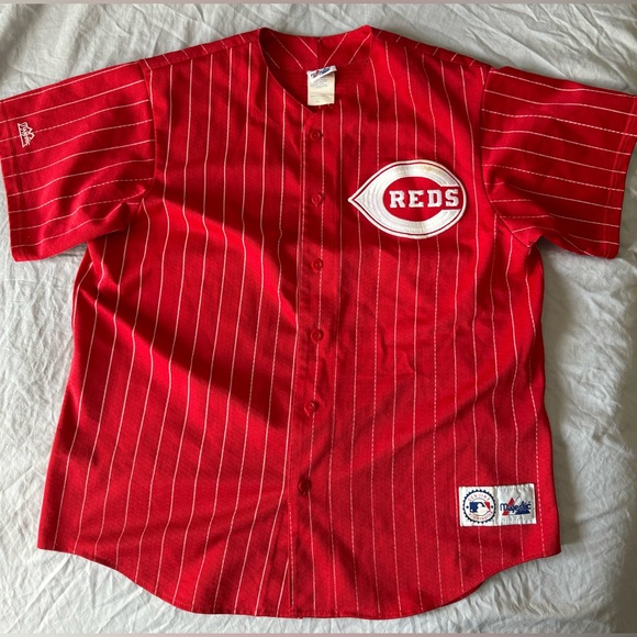(FIRM PRICE) RARE Vintage MAJESTIC Cincinnati Reds Jersey - Picture 1 of 12
